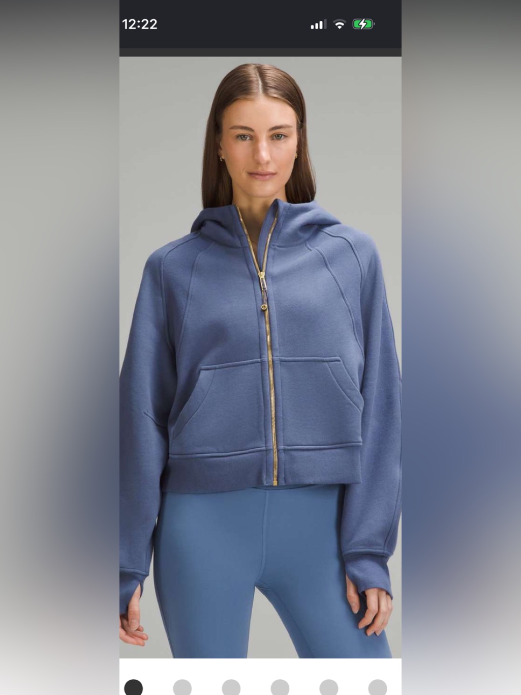Lululemon Scuba Oversized Full-Zip Hoodie Size Xs/S